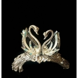 水晶鑽石天鵝  y15582 琉璃水晶-水晶飾品系列-金色.銀色共2款